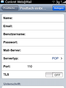 Settings to include any Imap and POP3 mailbox
